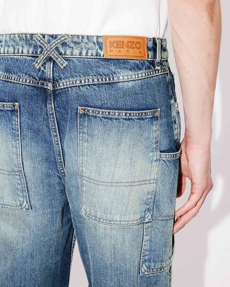 Cargo monkey fit jeans japanese denim