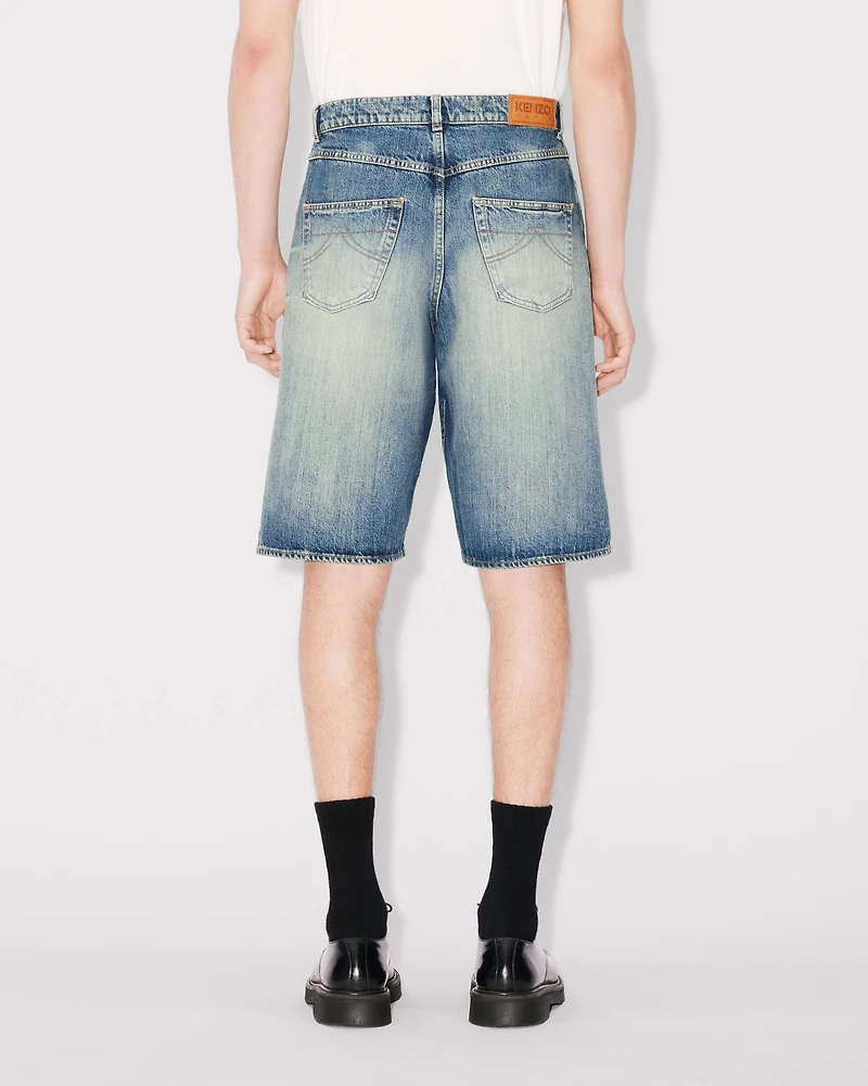 Straight short japanese denim