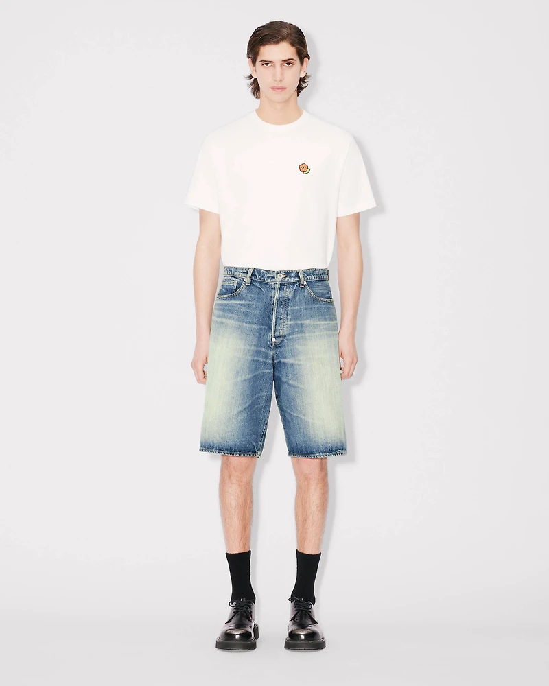 Straight short japanese denim