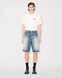 Straight short japanese denim