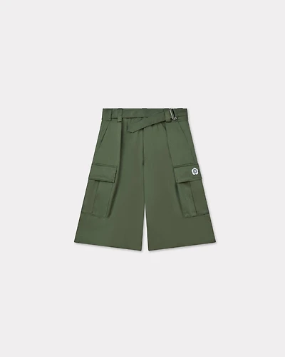 'Boke Flower 2.0' army cargo shorts cotton