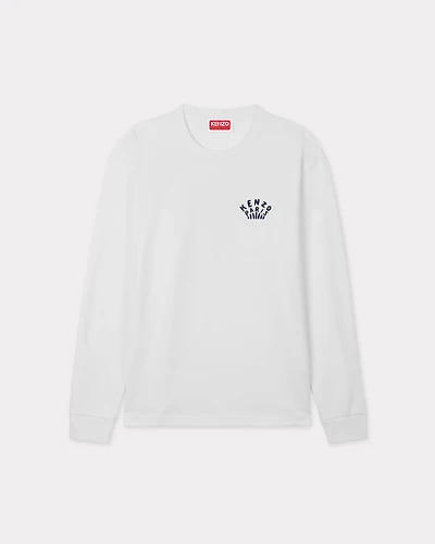 'KENZO Dragonfly' embroidered long-sleeved T-shirt cotton