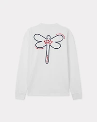 'KENZO Dragonfly' embroidered long-sleeved T-shirt cotton