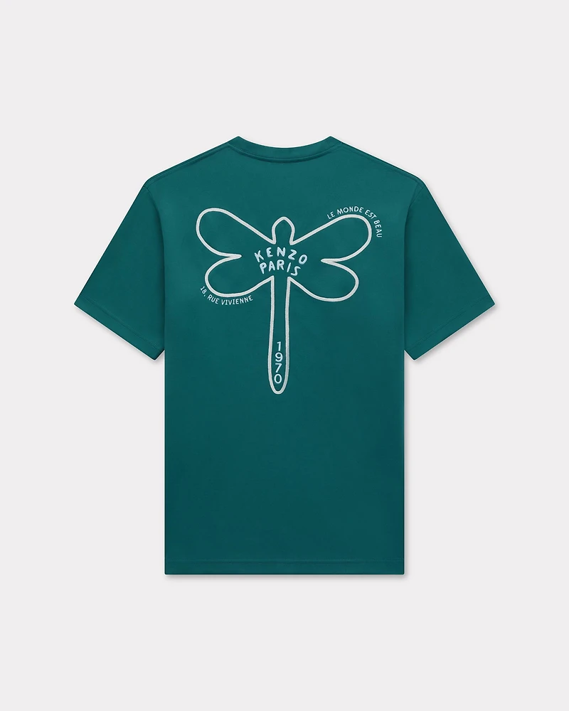 'KENZO Dragonfly' embroidered T-shirt cotton