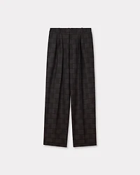 'KENZO Weave' pleated tailored pants