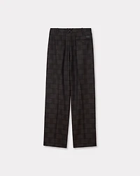 'KENZO Weave' pleated tailored pants