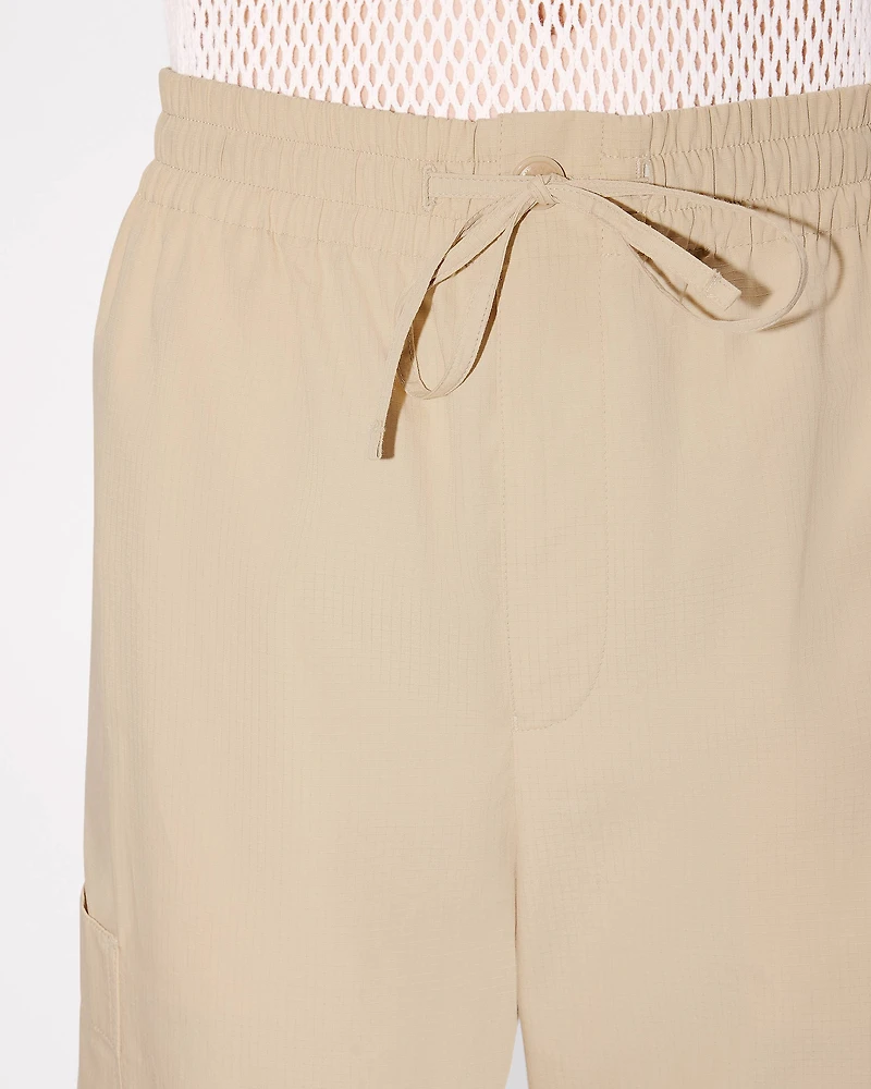 Cotton ripstop cargo jogpants