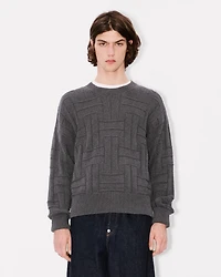 'KENZO Weave' embroidered jumper cotton