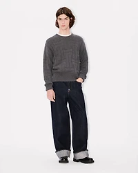'KENZO Weave' embroidered jumper cotton