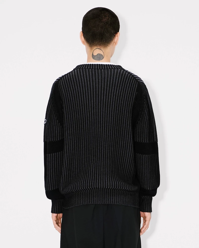 'Boke Flower 2.0' embroidered jumper wool and cotton
