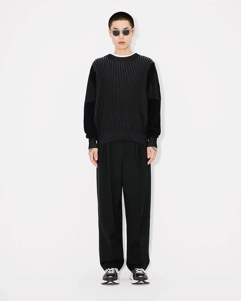 'Boke Flower 2.0' embroidered jumper wool and cotton