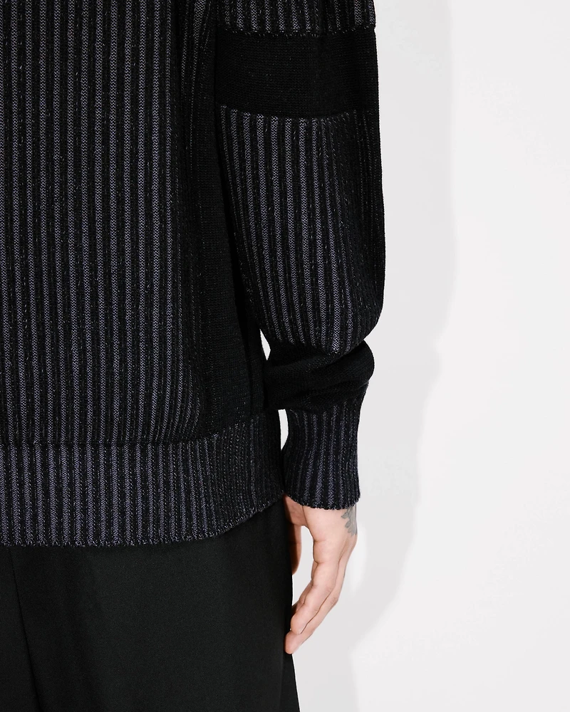 'Boke Flower 2.0' embroidered jumper wool and cotton