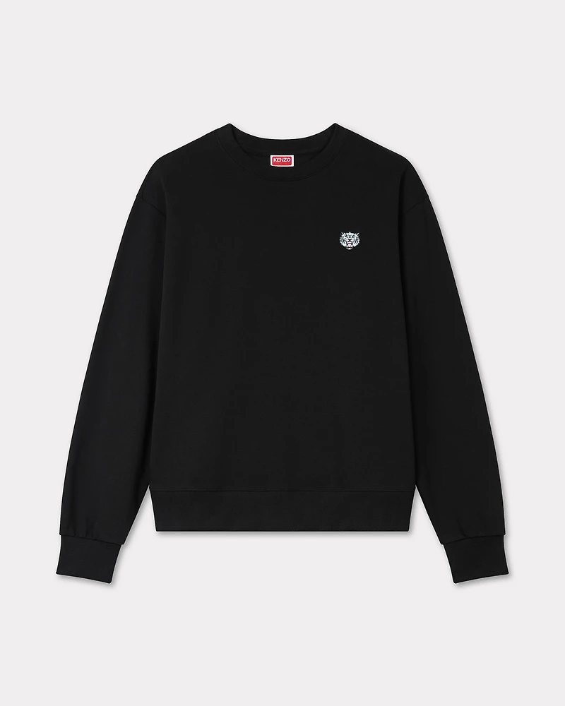 'KENZO Happy Tiger' embroidered sweatshirt cotton