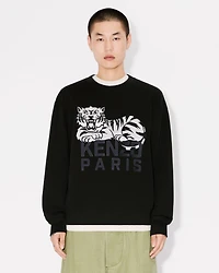 'KENZO Happy Tiger' embroidered sweatshirt cotton