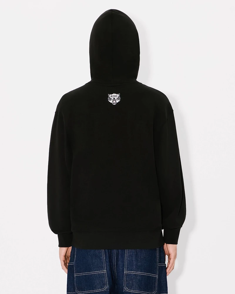 'KENZO Happy Tiger' embroidered hoodie cotton