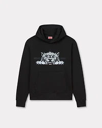 'KENZO Happy Tiger' embroidered hoodie cotton