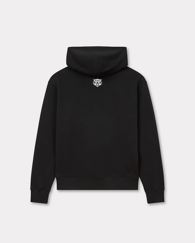 'KENZO Happy Tiger' embroidered hoodie cotton