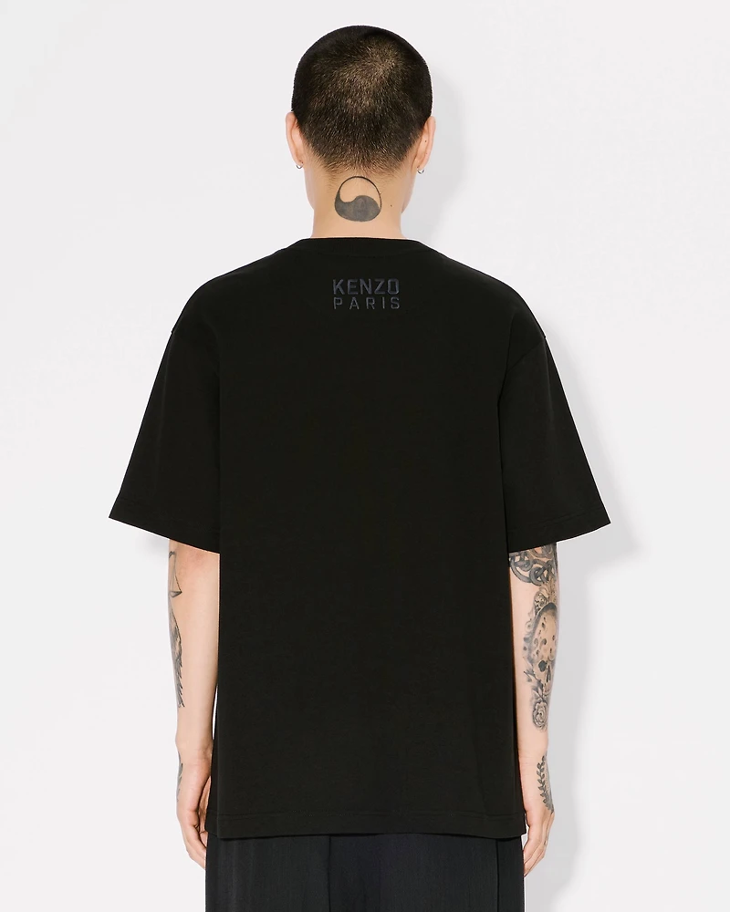'KENZO Happy Tiger' embroidered oversized T-shirt cotton
