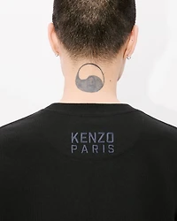 'KENZO Happy Tiger' embroidered oversized T-shirt cotton