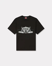 'KENZO Happy Tiger' embroidered oversized T-shirt cotton