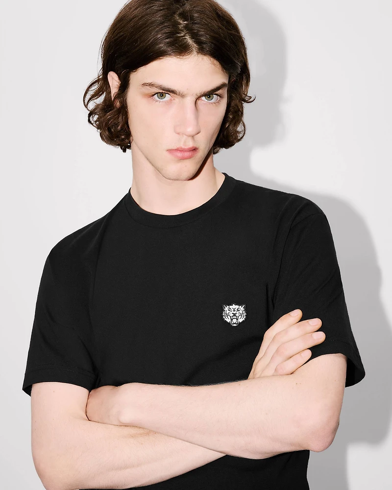 'KENZO Happy Tiger' embroidered T-shirt cotton