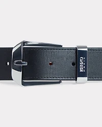 'KENZO Buckle' genderless belt leather