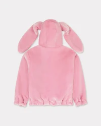 Bunny hooded jacket fake fur