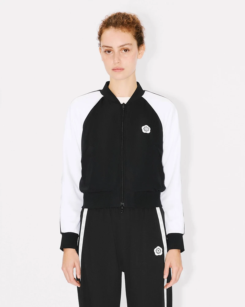 'Boke Flower 2.0' embroidered souvenir jacket