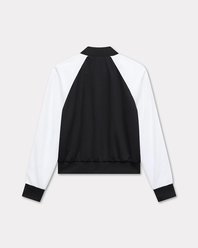'Boke Flower 2.0' embroidered souvenir jacket
