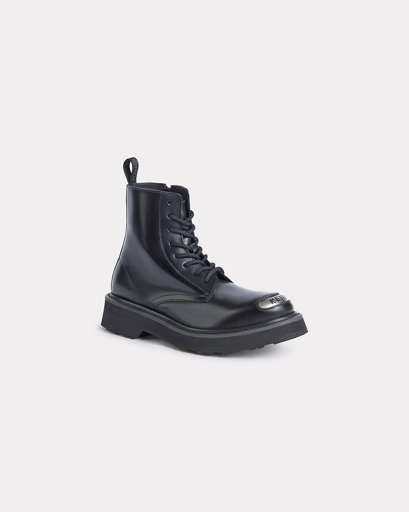KENZOSMILE' lace up boots leather