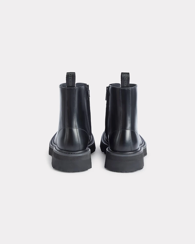 KENZOSMILE' lace up boots leather