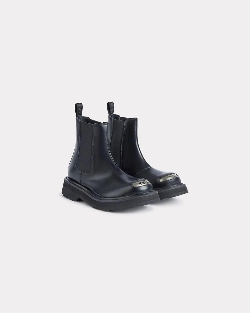 KENZOSMILE' chelsea boots leather