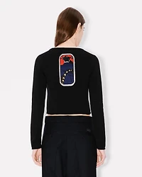 'KENZO City' embroidered cardigan cotton