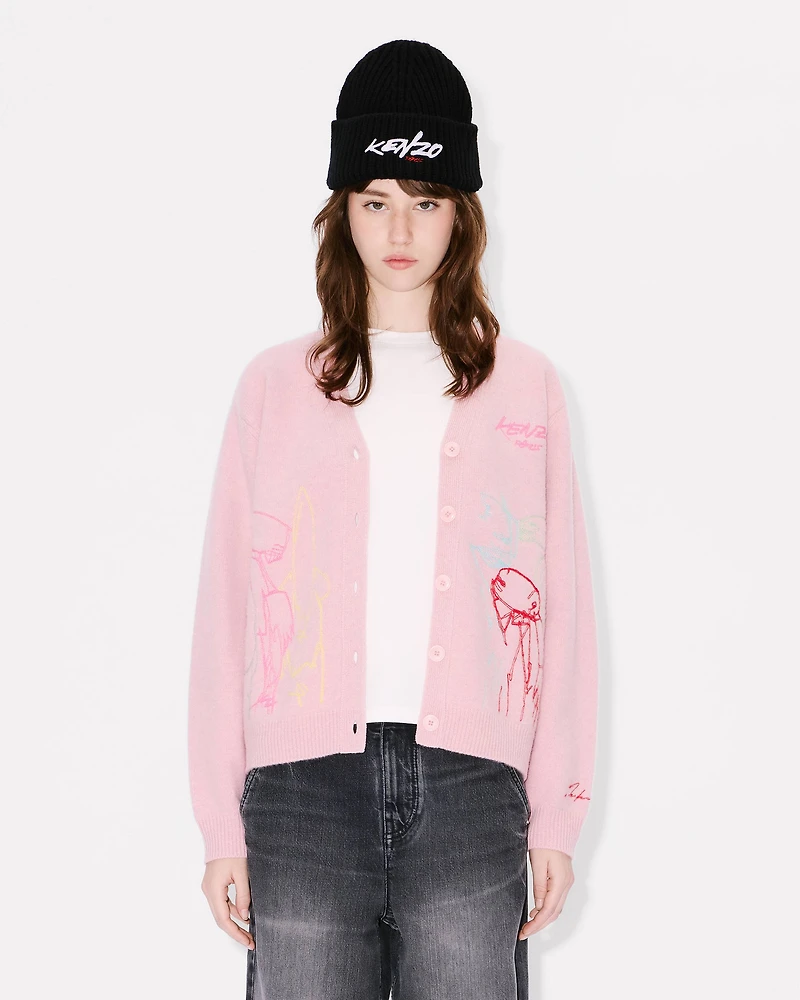 'Kenzo x Futura 2000' cardigan wool