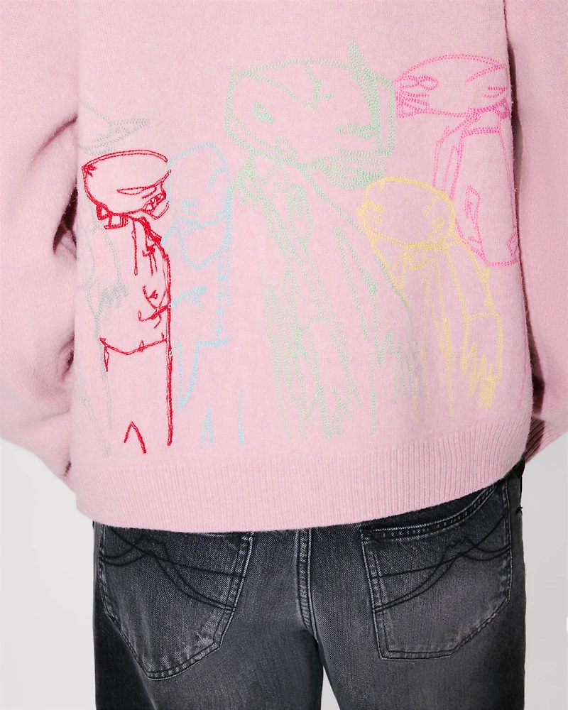 'Kenzo x Futura 2000' cardigan wool