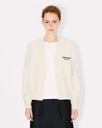 Boke Flower' embroidered cardigan wool