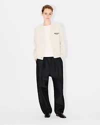 Boke Flower' embroidered cardigan wool