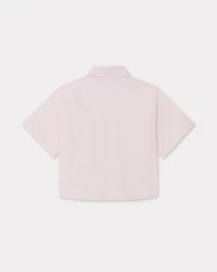 'Boke Flower 2.0' short dropped shoulders shirt cotton poplin