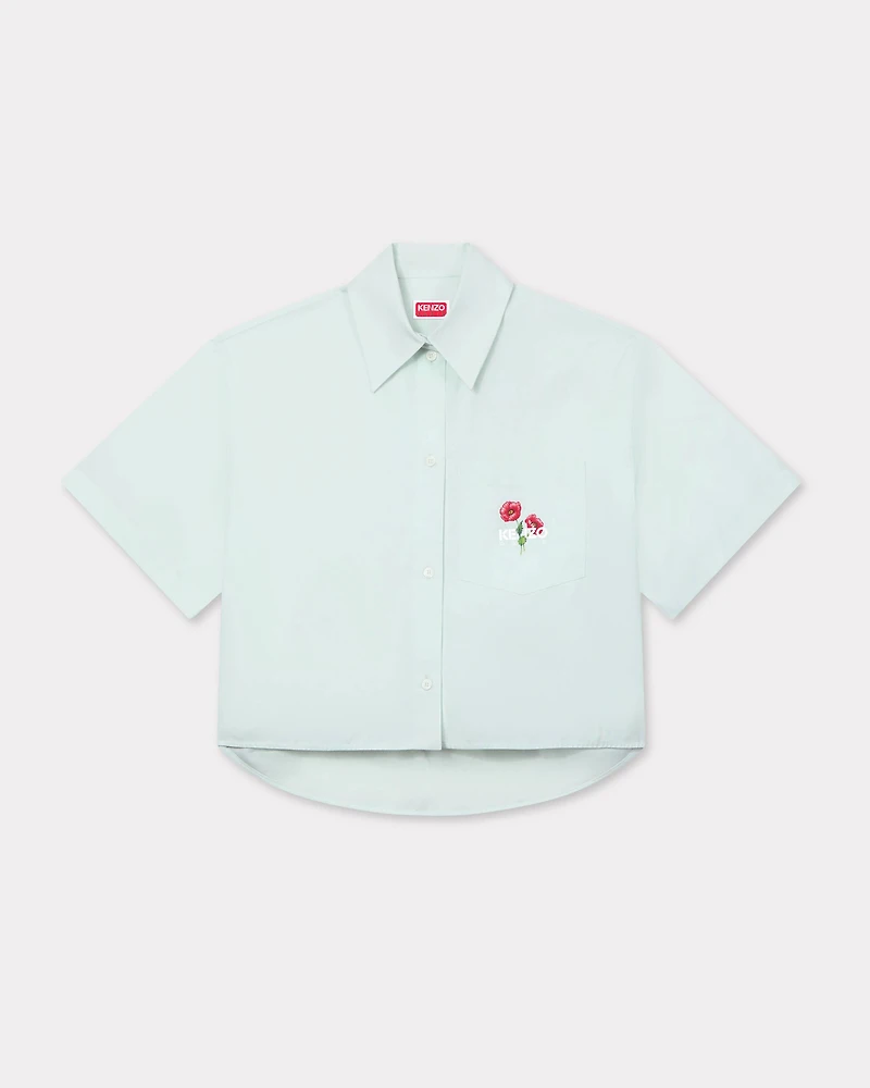 'KENZO Archive Bouquet' cropped shirt cotton poplin