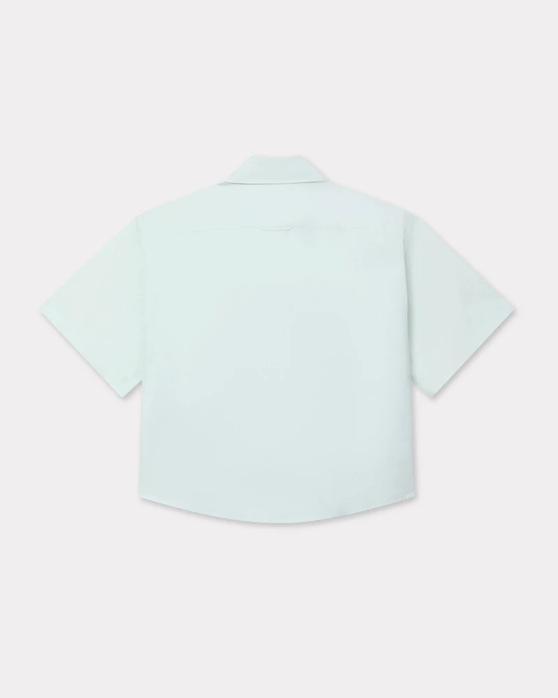 'KENZO Archive Bouquet' cropped shirt cotton poplin