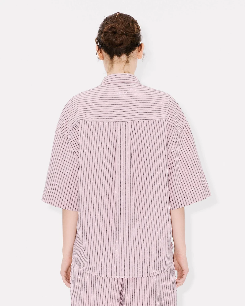 'KENZO Coast Lines' cocoon shirt cotton linen