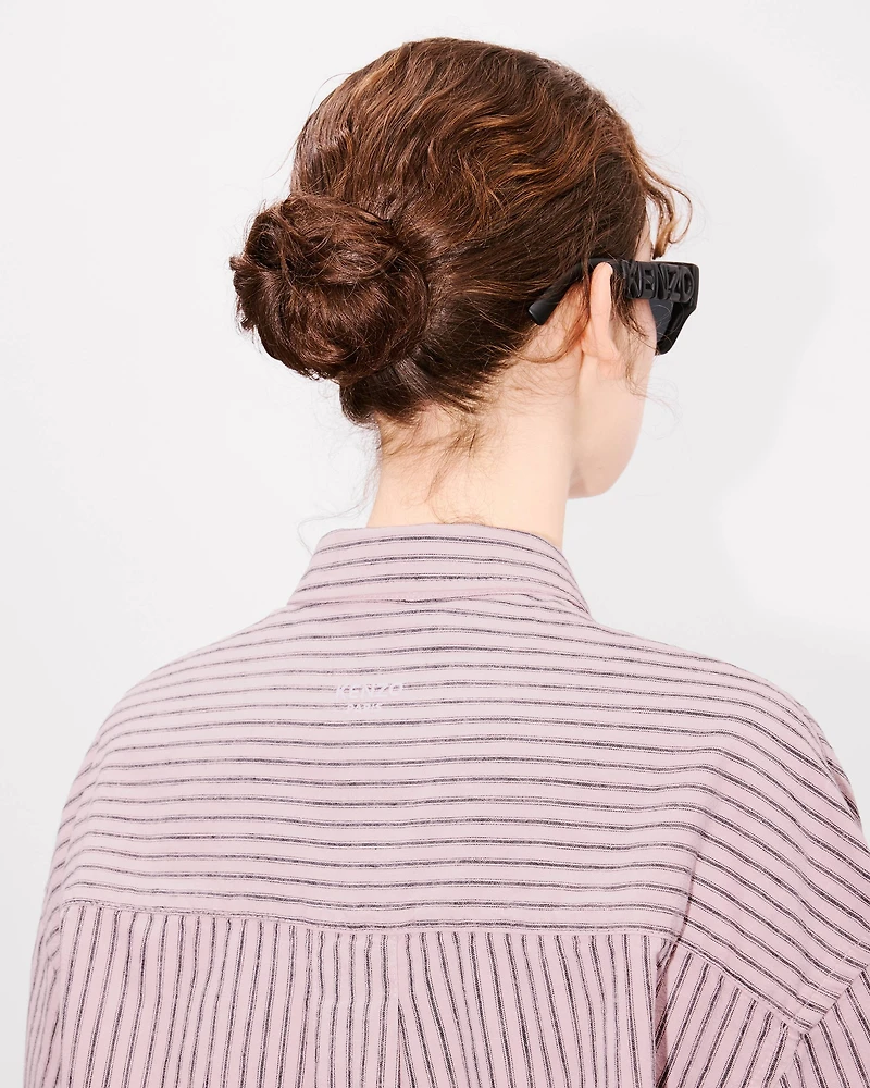'KENZO Coast Lines' cocoon shirt cotton linen