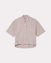 'KENZO Coast Lines' cocoon shirt cotton linen