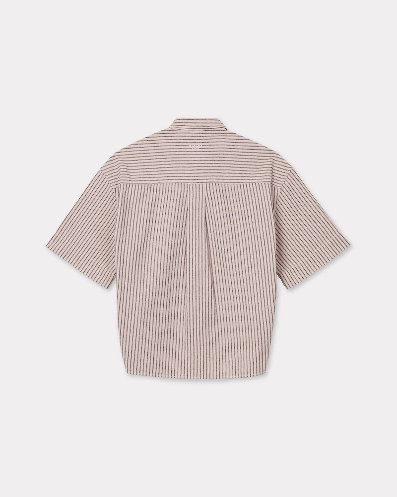'KENZO Coast Lines' cocoon shirt cotton linen