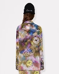 'Kenzo x Futura 2000' workwear shirt silk