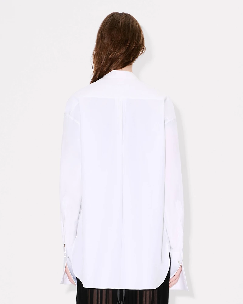 Oversized shirt cotton poplin