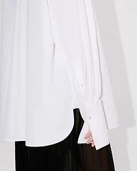 Oversized shirt cotton poplin