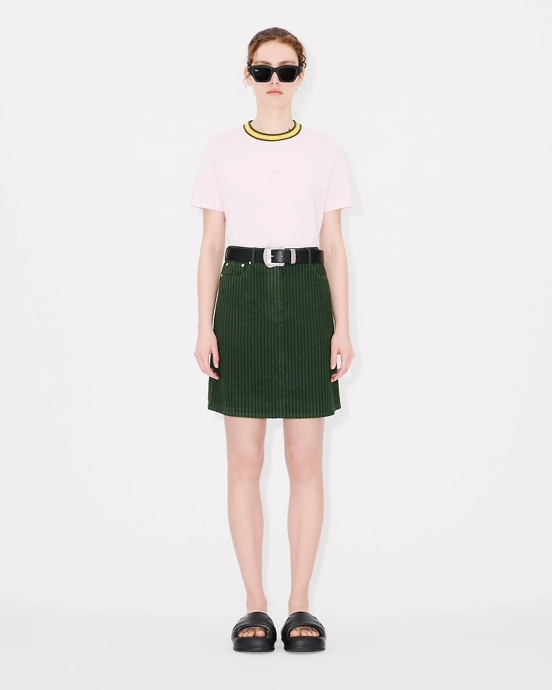 'KENZO Coast Lines' skirt Japanese denim