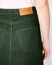 'KENZO Coast Lines' skirt Japanese denim
