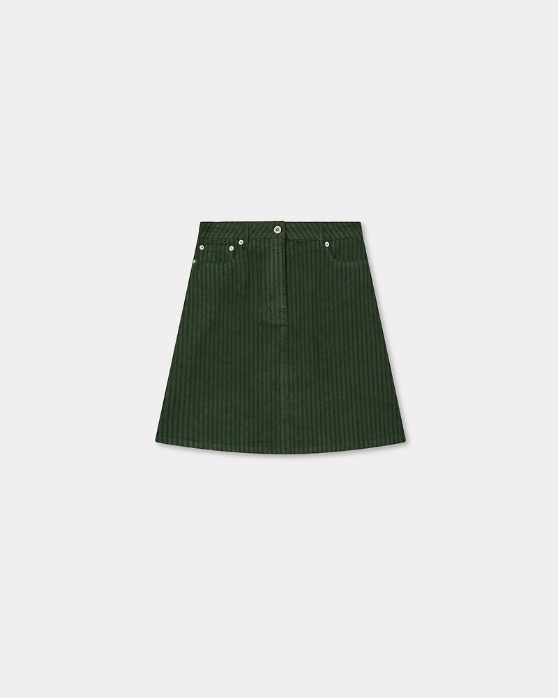 'KENZO Coast Lines' skirt Japanese denim